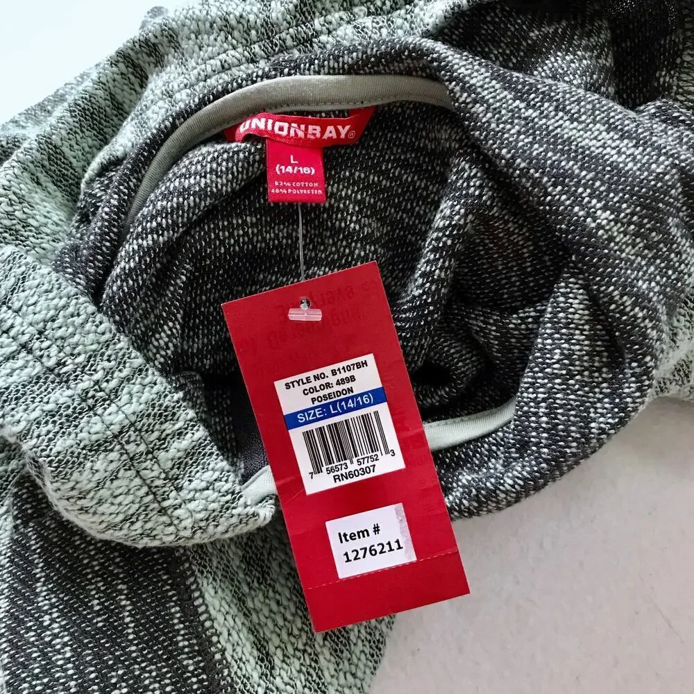 Unionbay NWT Full Zip Hoodie Cardigan Boys L (14/16)